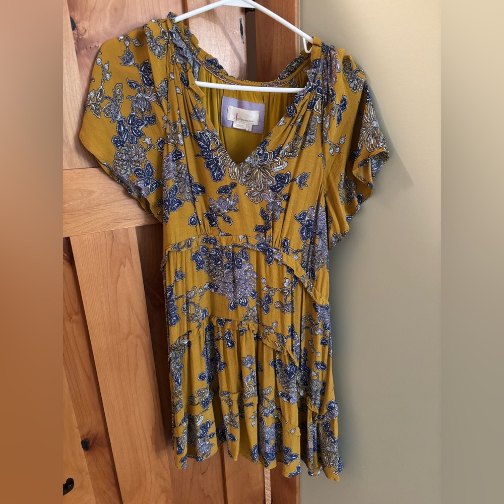 Floral Yellow Dress
